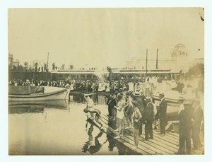 Olimpiadas de 1904 - Inicio de la carrera de media milla (natación) de Unknown